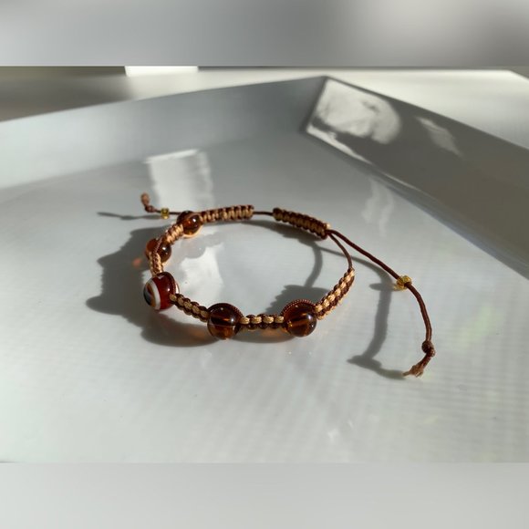 Swarovski Beaded Crochet Handmade Bracelet - Picture 3 of 5